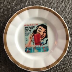 Antique plate